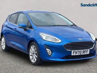 Used Ford Fiesta Titanium 125 HP (91 kW) 2021 Blue Hatchback