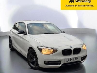 Used BMW 116 Sport Line 2014 White Hatchback