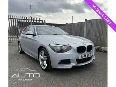 Used BMW 116 M Sport 114 HP (83 kW) 2014 Silver Hatchback