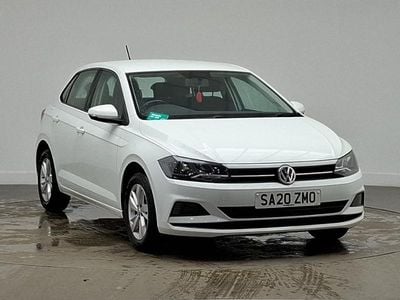Begagnad VW Polo SE 95 HK (69 kW) 2020 Vit Halvkombi