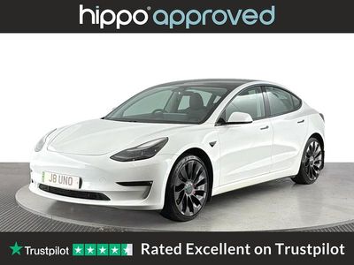 White Used 2020 Tesla Model 3 Performance Sedan | £15,720 (Fair price)
