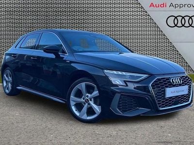 Used Audi A3 S-Line 150 HP (110 kW) 2023 Black Sedan