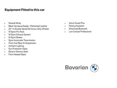 Used BMW X5 M Sport 261 HP (191 kW) 2019 White SUV