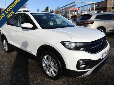 Used VW T-Cross Active 95 HP (69 kW) 2021 White SUV