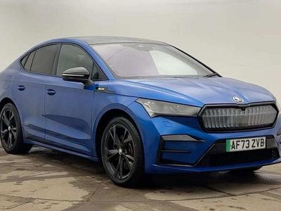 Used Skoda Enyaq iV vRS 219 kW (299 HP) 2023 Blue SUV
