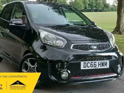 Used Kia Picanto Sport 84 HP (61 kW) 2016 Black Hatchback