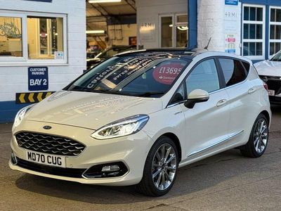 Metropolis white Used 2021 Ford Fiesta Vignale Hatchback | £13,495 (Fair price)