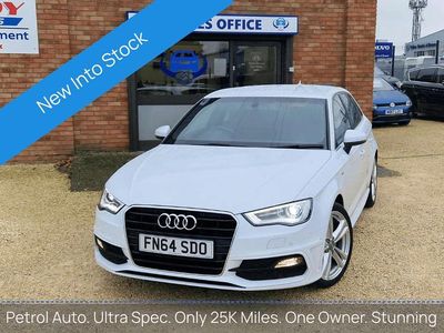 Used Audi A3 S-Line 2015 White Hatchback