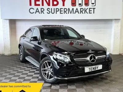 Used Mercedes GLC220 AMG Line Premium 170 HP (125 kW) 2017 Black SUV