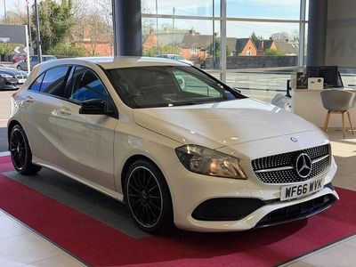 Used Mercedes A180 AMG line 2016 White Hatchback
