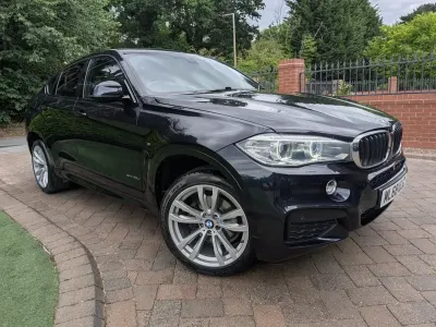 Used BMW X6 M Sport 258 HP (189 kW) 2018 Carbon black SUV