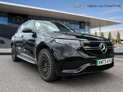 Used Mercedes EQC400 AMG Line Premium 300 kW (408 HP) 2023 Black SUV