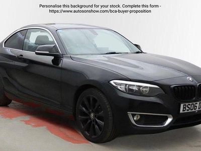 Used BMW 218 Luxury Line 2016 Black Coupe