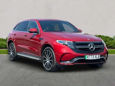 Used Mercedes EQC400 AMG line 300 kW (408 HP) 2023 Red SUV