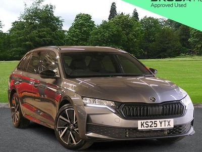 Graphite grey metallic Used 2025 Skoda Octavia SportLine Estate | £28,495 (Expensive)