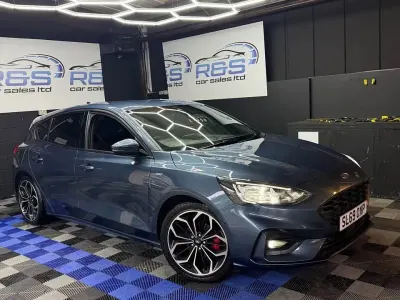 Used Ford Focus ST-Line X 125 HP (91 kW) 2019 Blue Hatchback