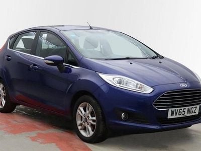 Used Ford Fiesta Zetec 100 HP (73 kW) 2015 Blue Hatchback