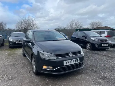 Used VW Polo Match 90 HP (66 kW) 2016 Grey Hatchback