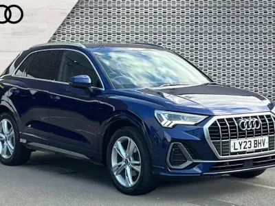 Usado Audi Q3 S-Line 150 CV (110 kW) 2023 Azul SUV