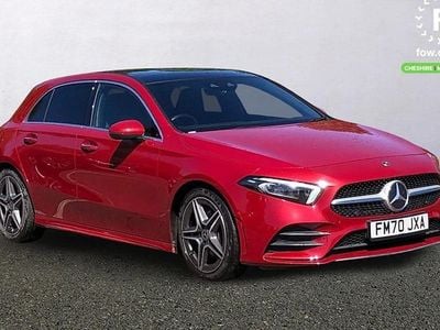 Begagnad Mercedes A250 AMG Line Premium Plus 224 HK (164 kW) 2021 Röd Halvkombi