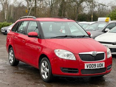 Used Skoda Fabia Drive 80 HP (58 kW) 2009 Red Estate