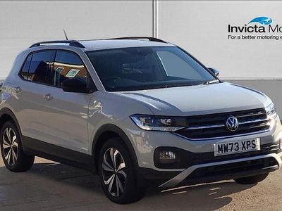 Grey metallic Used 2023 VW T-Cross Black Edition SUV | £18,799 (Fair price)