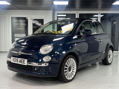 Used Fiat 500 Lounge 69 HP (50 kW) 2015 Blue Hatchback