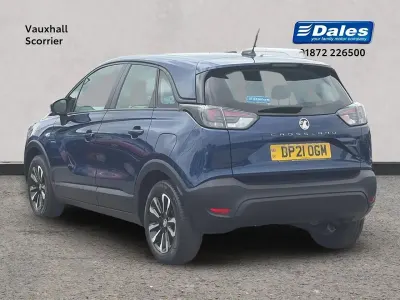Used Vauxhall Crossland S 82 HP (60 kW) 2021 Blue SUV