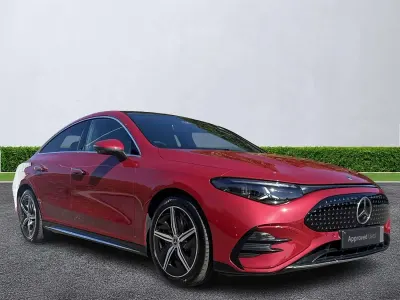 Used Mercedes CLA 250+ AMG line 200 kW (272 HP) 2025 Red Sedan