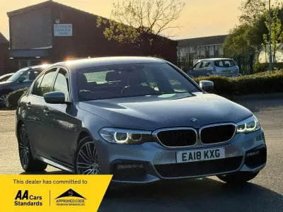 Used BMW 530e M Sport 252 HP (185 kW) 2018 Blue Sedan