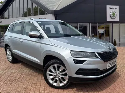 Used Skoda Karoq SE L 150 HP (110 kW) 2019 Brilliant silver metallic SUV