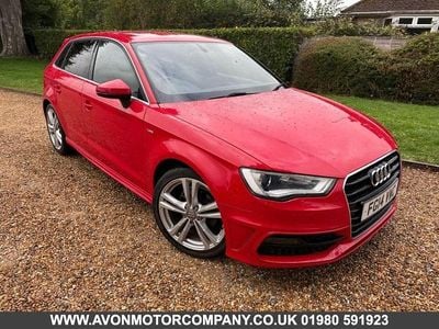 Used Audi A3 Sportback S-Line 122 HP (89 kW) 2014 Red Hatchback