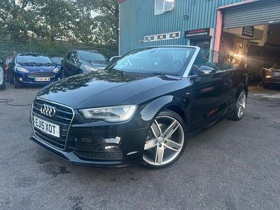 Used Audi A3 Cabriolet S-Line 2015 Black Cabriolet