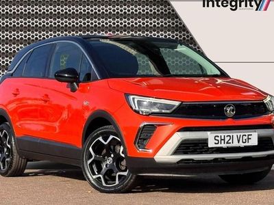 Used Vauxhall Crossland Elite 130 HP (95 kW) 2021 Orange SUV