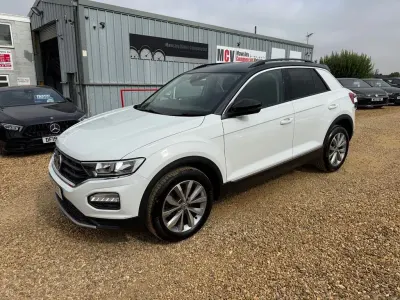 Used VW T-Roc Design 115 HP (84 kW) 2018 White SUV