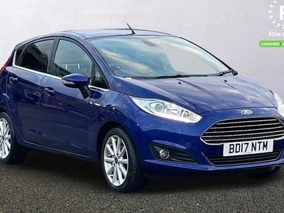 Used Ford Fiesta Titanium 125 HP (91 kW) 2017 Blue Hatchback