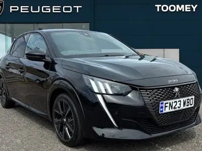 Used Peugeot 208 GT 131 HP (96 kW) 2023 Black Hatchback