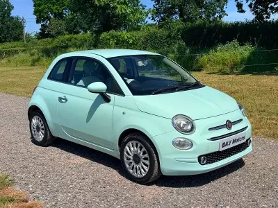 Used Fiat 500 Lounge 69 HP (50 kW) 2019 Green Hatchback