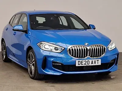 Used BMW 118 M Sport 140 HP (102 kW) 2020 Blue Hatchback