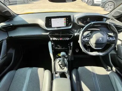 Used Peugeot 208 GT-line 2021 Yellow Hatchback