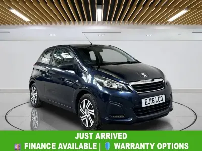 Used Peugeot 108 Active 68 HP (50 kW) 2016 Blue Hatchback