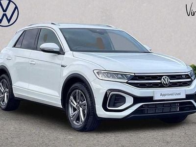 White Used 2025 VW T-Roc R-line SUV | £27,500 (Fair price)