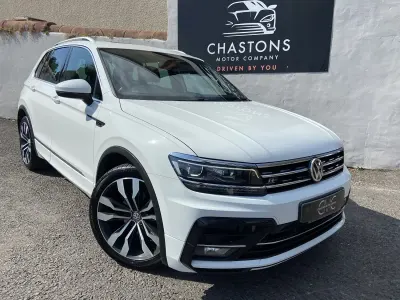 Used VW Tiguan R-line 150 HP (110 kW) 2018 White SUV