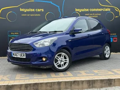 Used Ford Ka Plus Zetec 85 HP (62 kW) 2017 Blue Hatchback