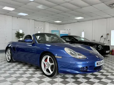 Used Porsche Boxster 260 HP (191 kW) 2004 Blue Cabriolet