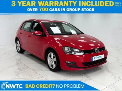 Używany VW Golf VII Match 110 KM (80 kW) 2014 Czerwony Hatchback