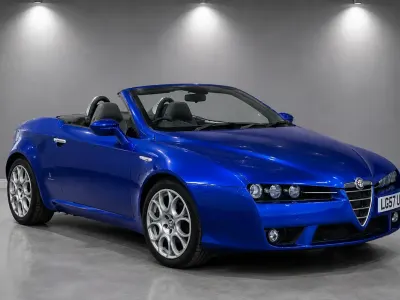 Used Alfa Romeo Spider 185 HP (136 kW) 2007 Blue Cabriolet