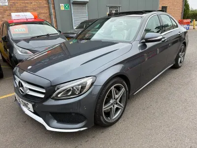 Used Mercedes C220 AMG Line Premium 170 HP (125 kW) 2014 Grey Sedan