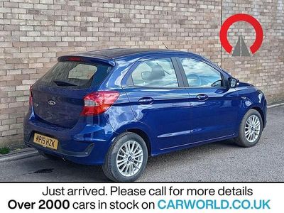 Used Ford Ka Plus Zetec 85 HP (62 kW) 2019 Blue Hatchback