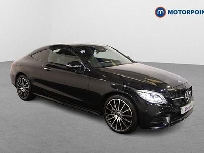 Black Used 2022 Mercedes C300 AMG line Coupe | £33,649 (A bit pricey)